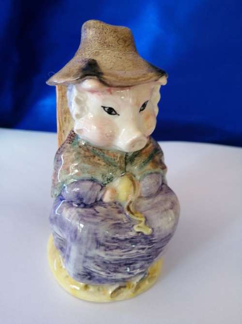 Beswick Beatrix Potters And this Little Pig had None 3319  # Signed
