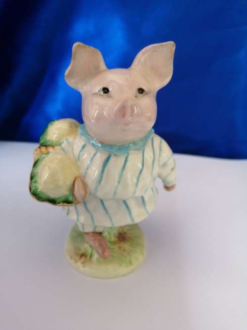 Beswick Beatrix Potters Little Pig Robinson 1104/1 GOLD #