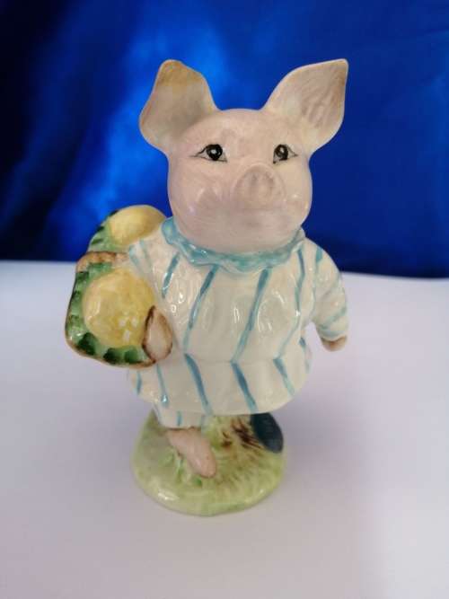 Beswick Beatrix Potters Little Pig Robinson 1104/1 GOLD #