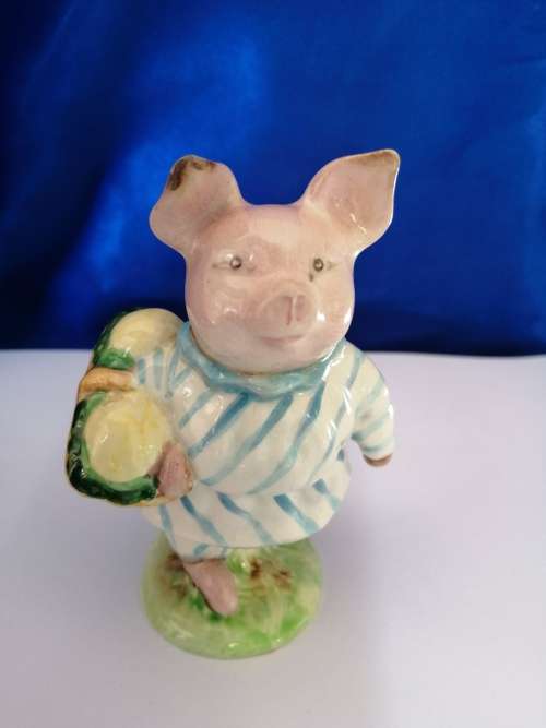 Beswick Beatrix Potters Little Pig Robinson 1104/1 GOLD #