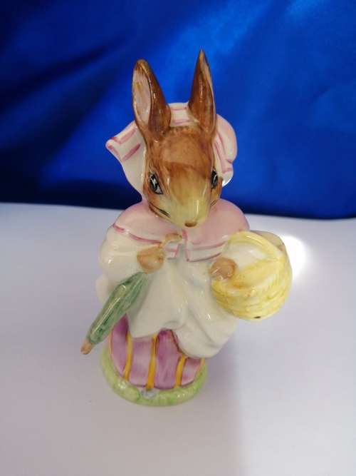 Beswick Beatrix Potters Mrs Rabbit Umbrella Out rRare 1200/1 #