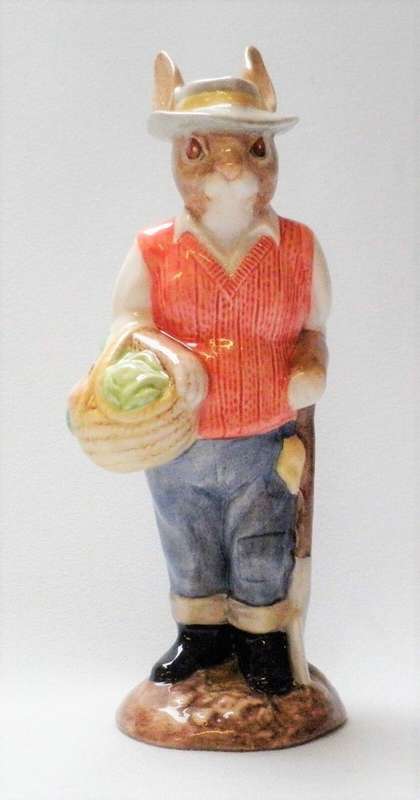 Beswick Gardener Rabbit English Country Folk Original Model No. ECF3