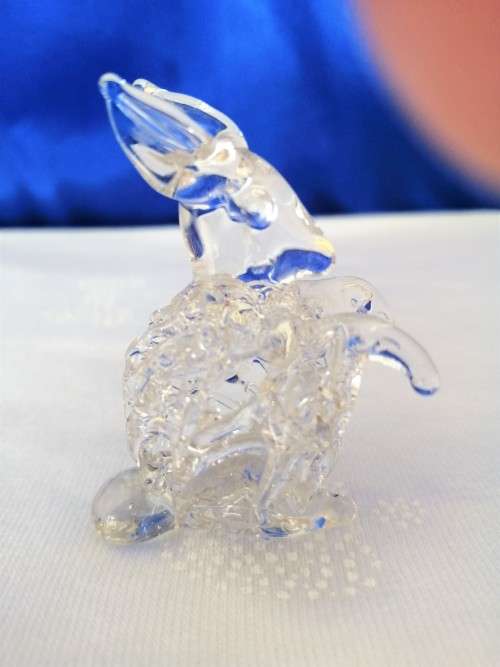 Stunning Hand Made Glass Rabbit