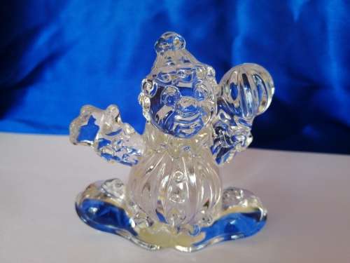 PRINCESS HOUSE 24% LEAD CRYSTAL CLOWN