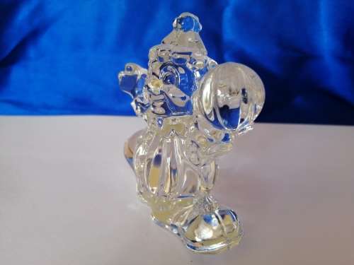 PRINCESS HOUSE 24% LEAD CRYSTAL CLOWN