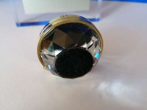 GENUINE Swarovski Crystal Stunning Clear Small Apple Photo Holder Paperweight *