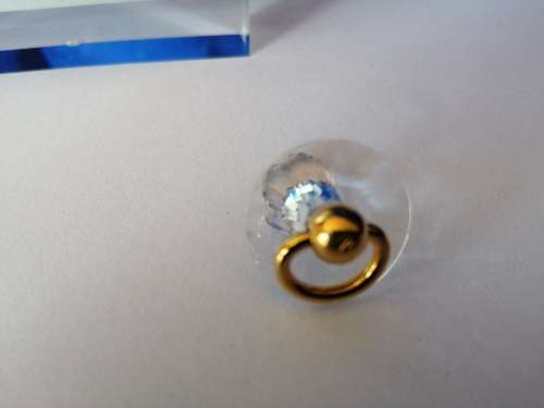 Swarovski Crystal Memories Moments Baby Dummy Gold Plated
