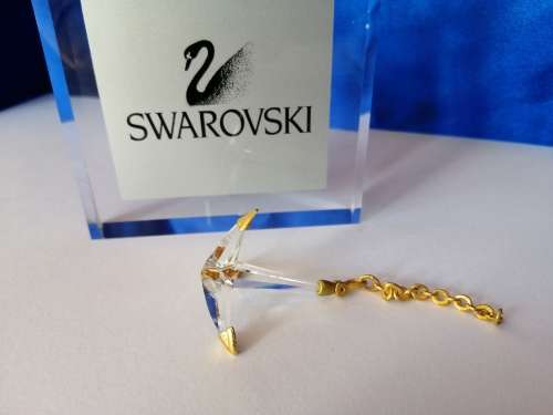 GENUINE Swarovski Memories Silver Crystal Anchor #