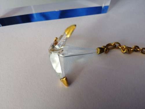 GENUINE Swarovski Memories Silver Crystal Anchor #