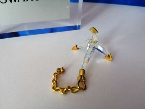 GENUINE Swarovski Memories Silver Crystal Anchor #