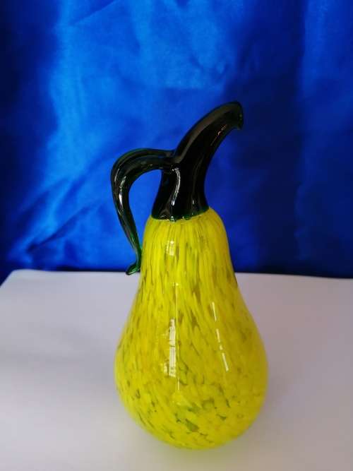 Stunning Glass Large Yellow Pearl