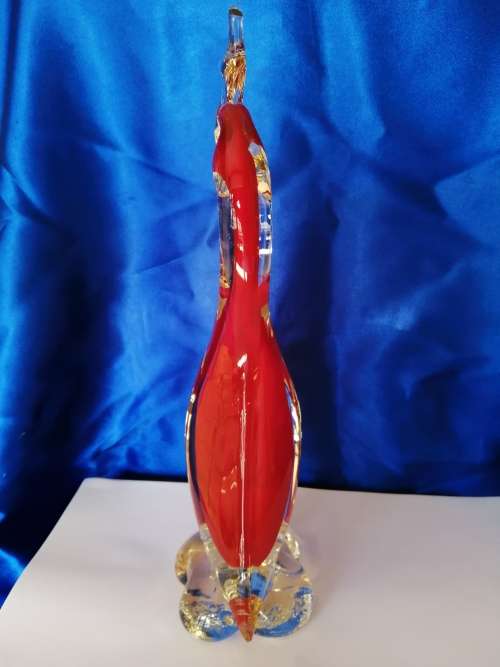 Murano hand blown X-Large Duck Cockeral glass sculpture *