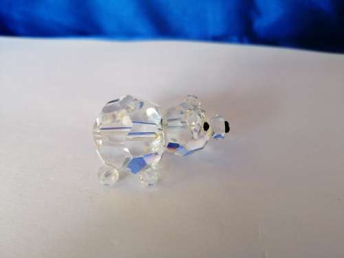 Stunning Crystal Glass Pig
