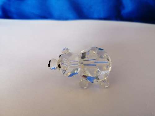 Stunning Crystal Glass Pig