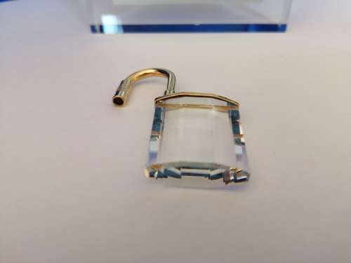 Swarovski Crystal Memories Padlock Gold Plated