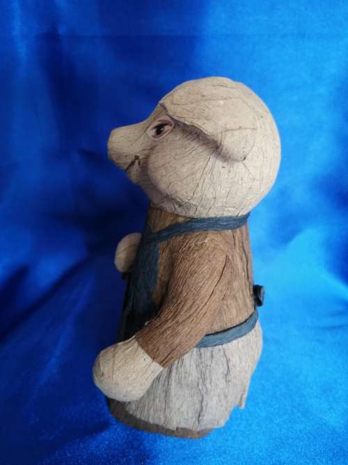 Vintage Crepe Paper Pig