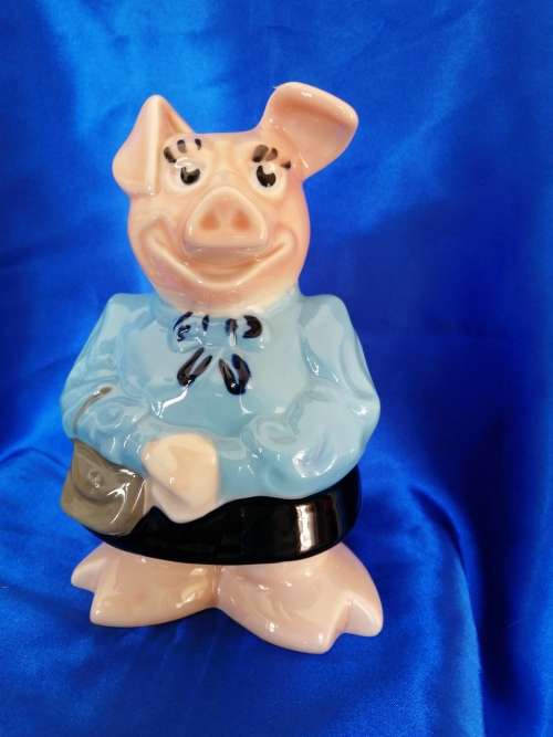 Nat West Pig Piggy Bank Money box - Mother Lady Hillary - Wade