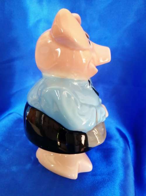 Nat West Pig Piggy Bank Money box - Mother Lady Hillary - Wade