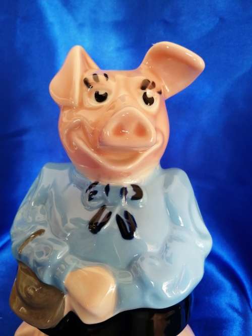 Nat West Pig Piggy Bank Money box - Mother Lady Hillary - Wade