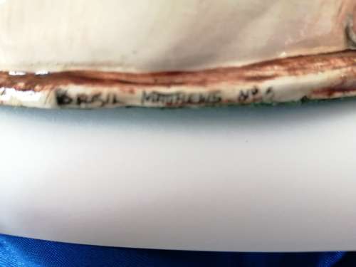 Signed BASIL MATTHEWS Original Sculpture Art Pottery - Sow w Piglets