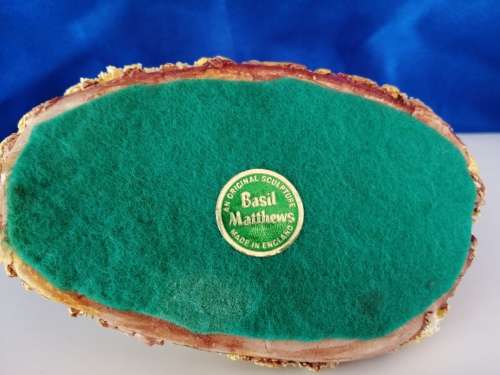 Signed BASIL MATTHEWS Original Sculpture Art Pottery - Sow w Piglets