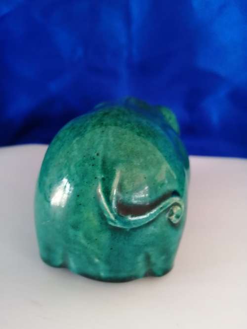 Majolica Jade Antique Pottery French Jade Green