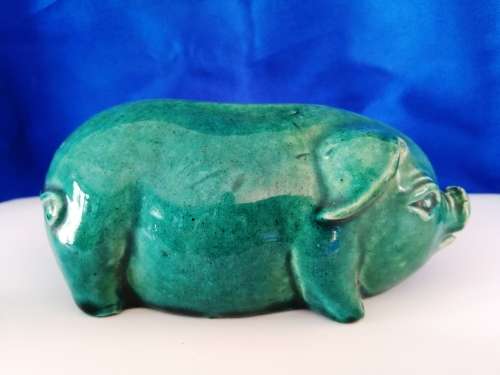 Majolica Jade Antique Pottery French Jade Green