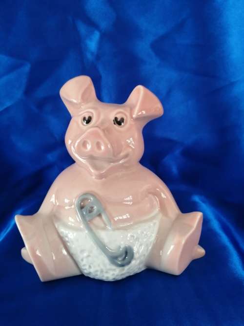 Nat West Pig Piggy Bank Moneybox - Baby Woody - Wade