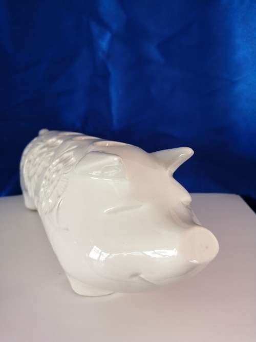 Vintage Beswick Mid Century Large Pottery Pig Candle Holder