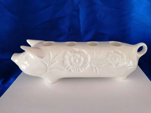 Vintage Beswick Mid Century Large Pottery Pig Candle Holder