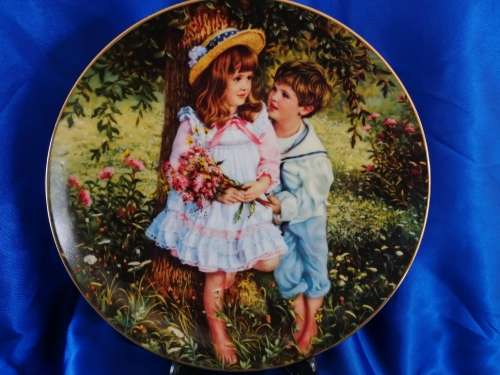 RECO BRADFORD Little Sweethearts Plate The Barefoot Children's Collection