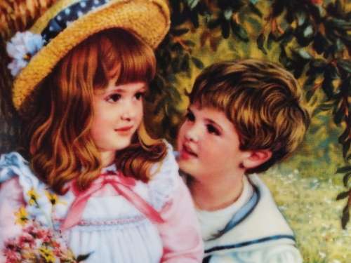 RECO BRADFORD Little Sweethearts Plate The Barefoot Children's Collection