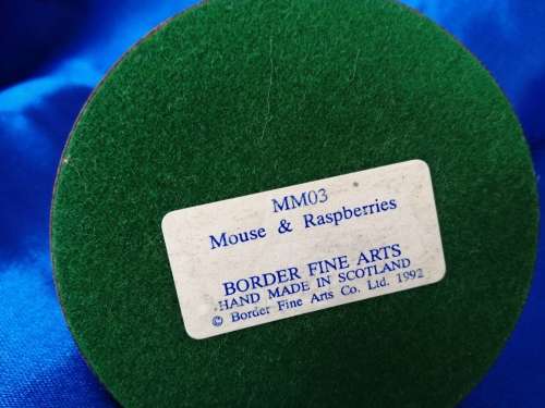 Border Fine Arts - 'Mouse & Raspberries' - MM03 - Made in Scotland