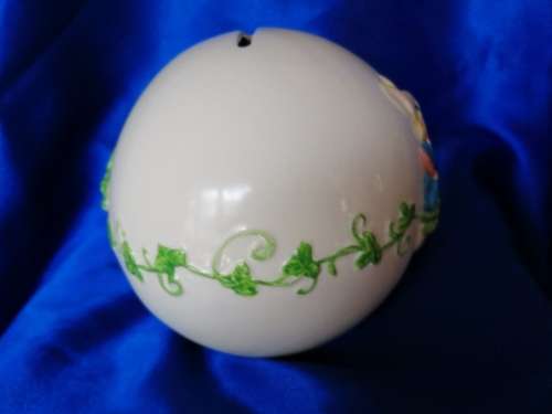 Peter Rabbit MONEYBOX beatrix potter round china   #