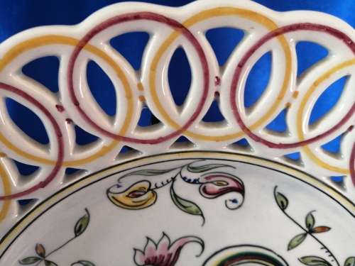 Detailed Chicken Display Plate Made in Portugal