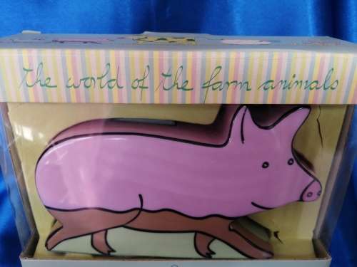 Villeroy and Boch Pink Pig Money Box / Bank `The World of the Farm Animals`