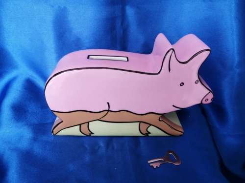 Villeroy and Boch Pink Pig Money Box / Bank `The World of the Farm Animals`