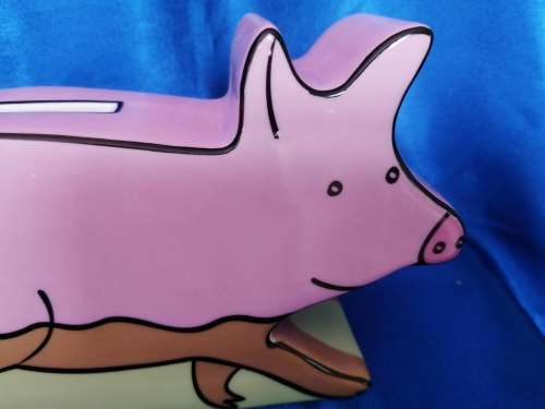 Villeroy and Boch Pink Pig Money Box / Bank `The World of the Farm Animals`