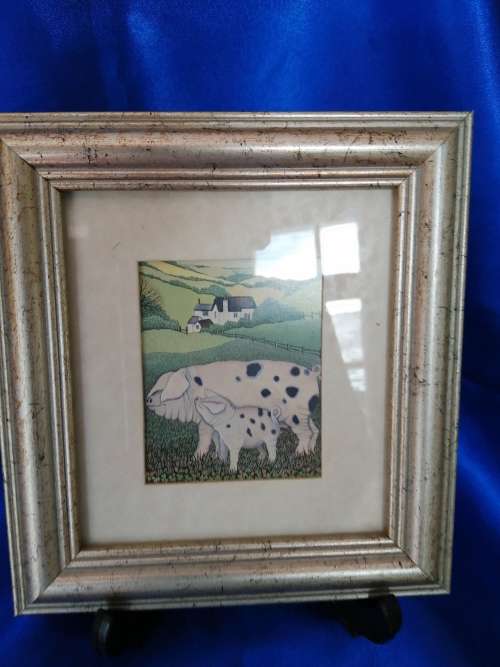 Sharon Jervis Small Pig Print