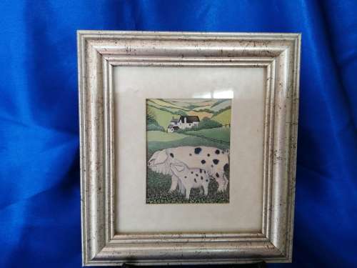 Sharon Jervis Small Pig Print