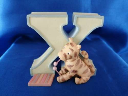 Disney Classic Winnie the Pooh Piglet Alphabet Letter X Wall Nursery Decor Tigger