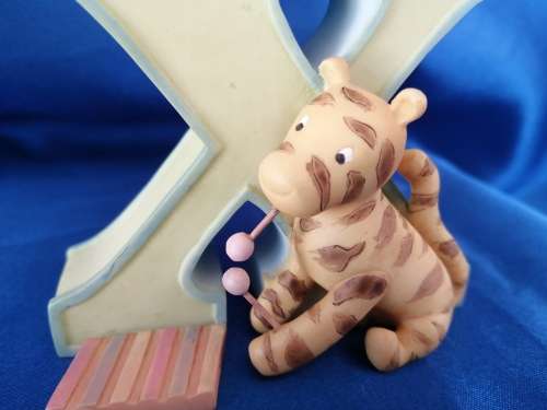 Disney Classic Winnie the Pooh Piglet Alphabet Letter X Wall Nursery Decor Tigger