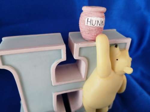 Disney Classic Winnie the Pooh Piglet Alphabet Letter H Wall Nursery Decor Pooh