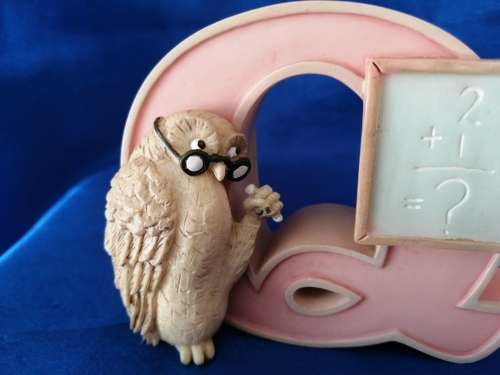 Disney Classic Winnie the Pooh Piglet Alphabet Letter Q Wall Nursery Decor Owl