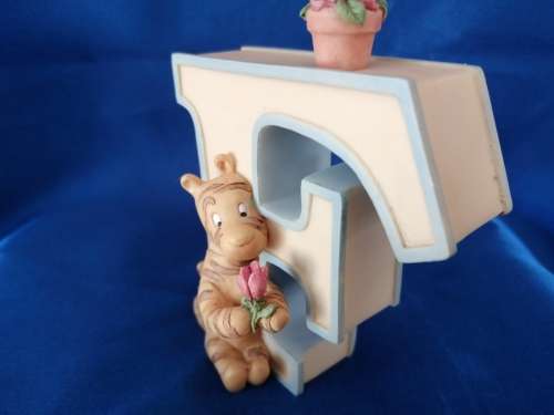 Disney Classic Winnie the Pooh Tigger Alphabet Letter F Wall Nursery Decor