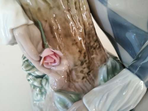 Rare Lladro 5128 Harlequin Reclining By Salvador Furio 1989