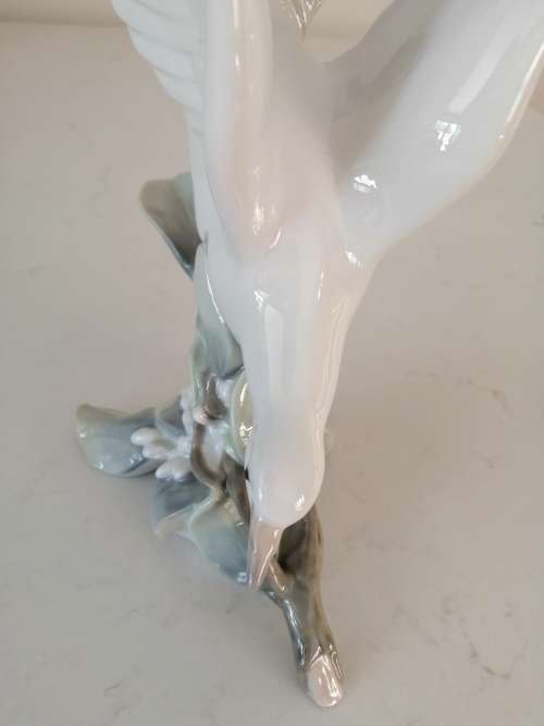 Large Lladro Gloss Bird Figurine Turtle Dove 4550 Handmade In Spain 1969-1998