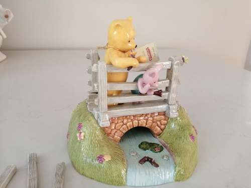 RARE POOH STICKS TABLEAU COLLECTABLES LIMITED EDITION WP 84 DISNEY ROYAL DOULTON