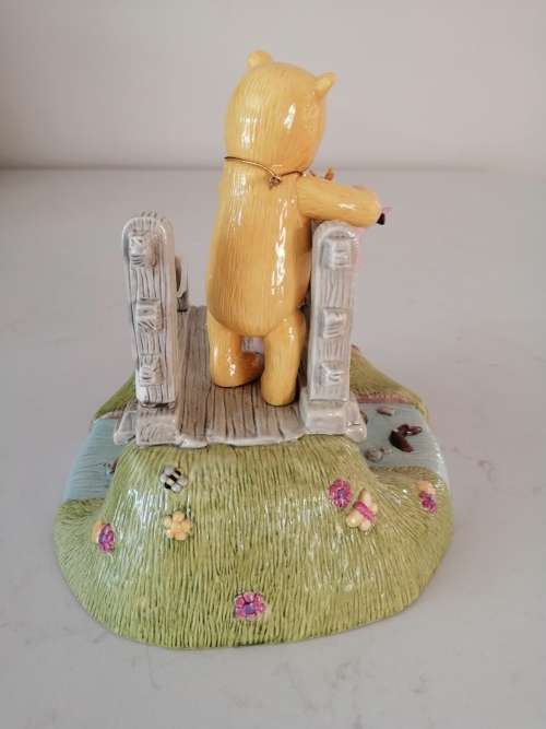 RARE POOH STICKS TABLEAU COLLECTABLES LIMITED EDITION WP 84 DISNEY ROYAL DOULTON