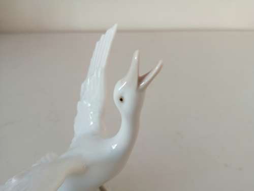Lladro `Goose Takes Flight 1264 Flying Open Wings